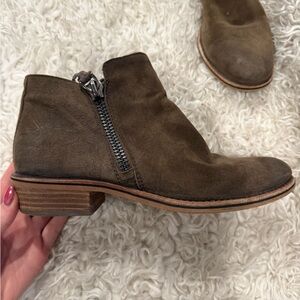 Brown Suede Giani Bernini Ankle Boots